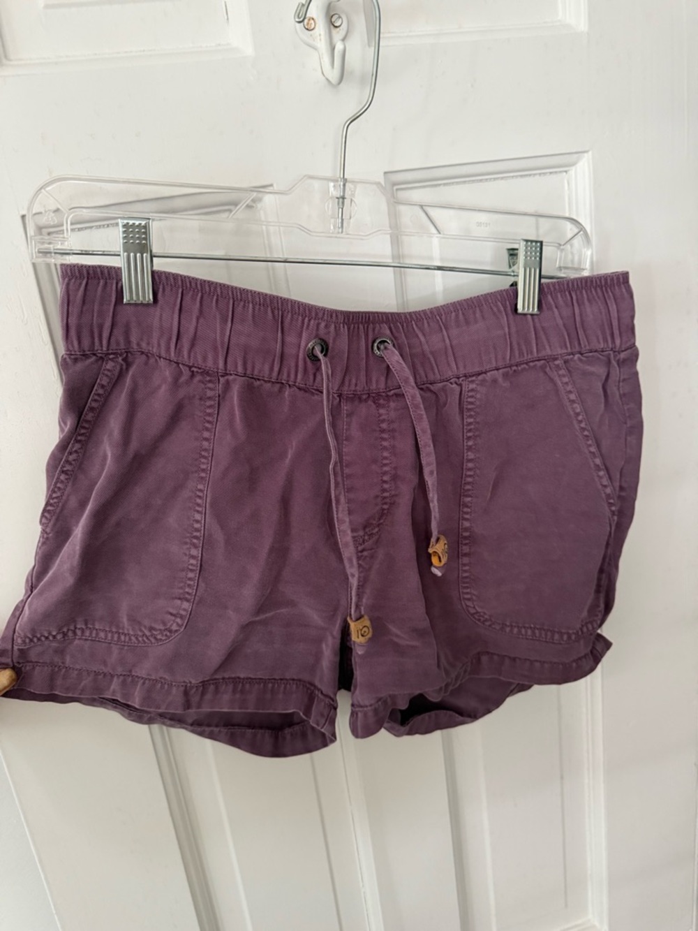 tentree Purple Drawstring Shorts